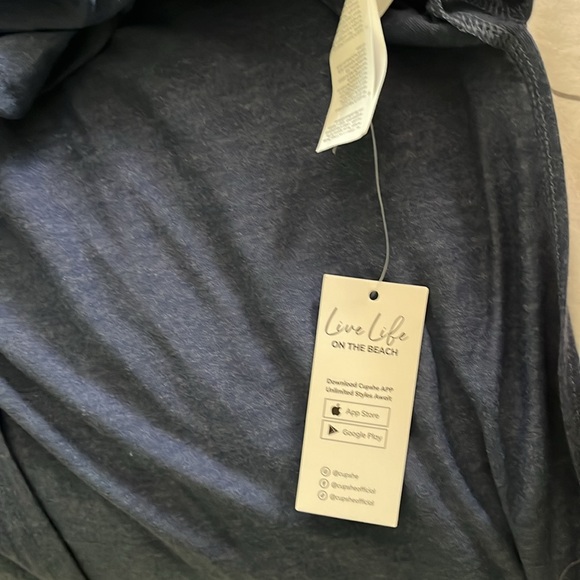 Heather Blue Cupshe Swim coverup - Picture 4 of 4